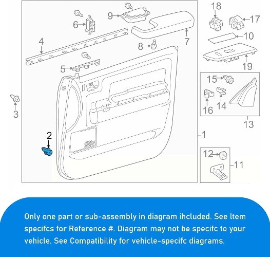 20PCS Door Trim Panel Retainer Clips, OEM#90467-A0005, Compatible Size: 20pcs