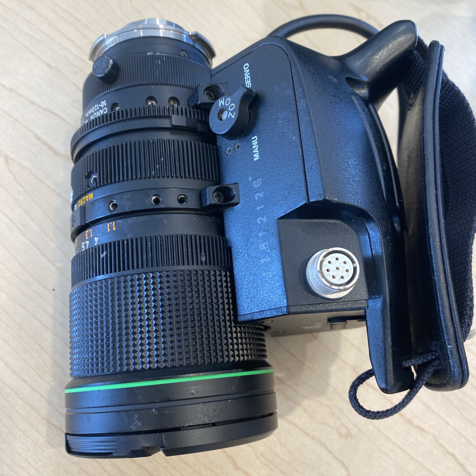 Canon Macro TV Zoom Lens J12X10B 10-120Mm 1:1.7 Servo J12x10B KRSM 12x Bx#1 L#24
