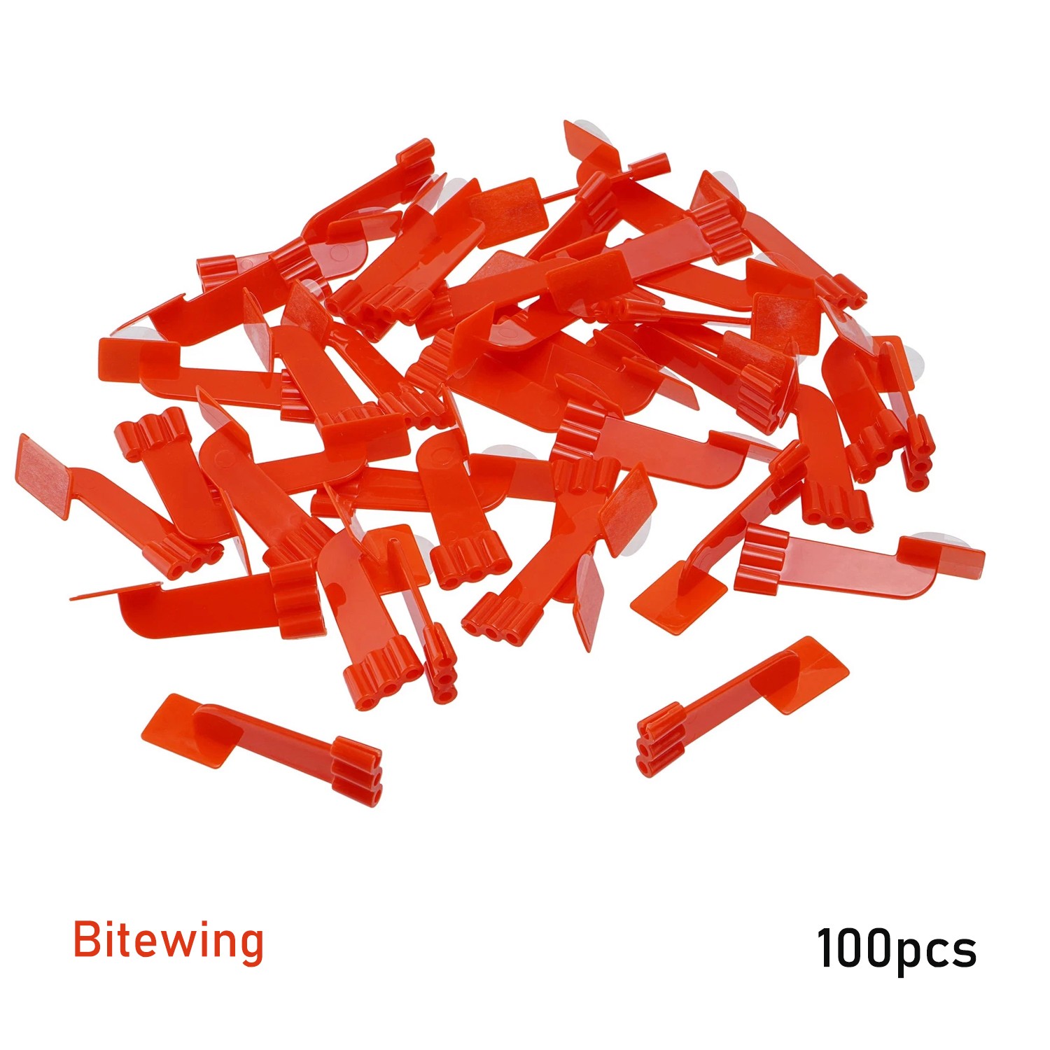 100Pcs Dental X-ray Sensor Holder Self-Adhesive Bite Block fits Ring Arm US