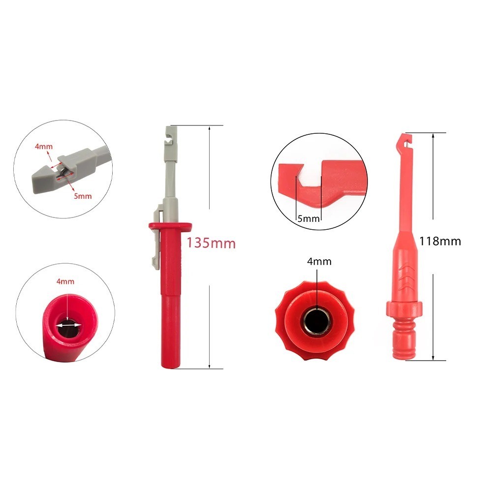 Safety Insulation Piercing Test Clip Probe for Automotive Circuit Testing