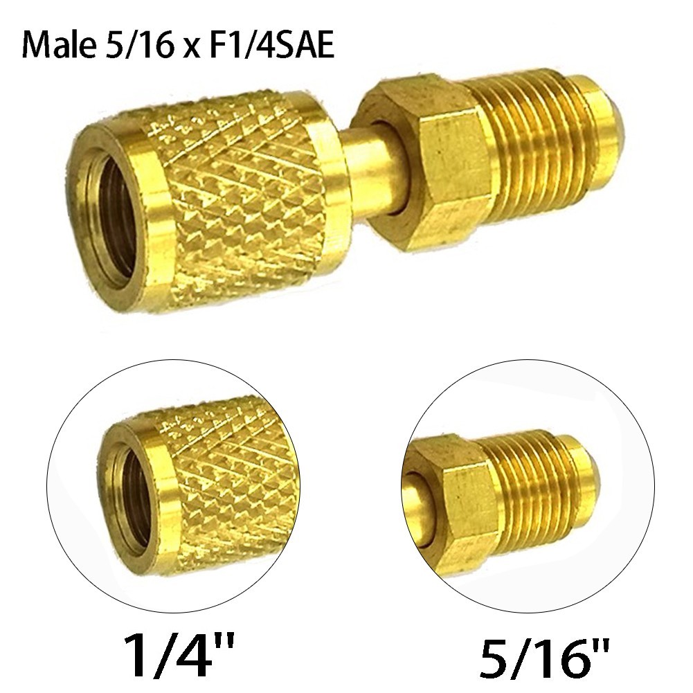 Home Garden Adapter Male 5/16 for X F1/4 for sae For Air Conditioning Systems