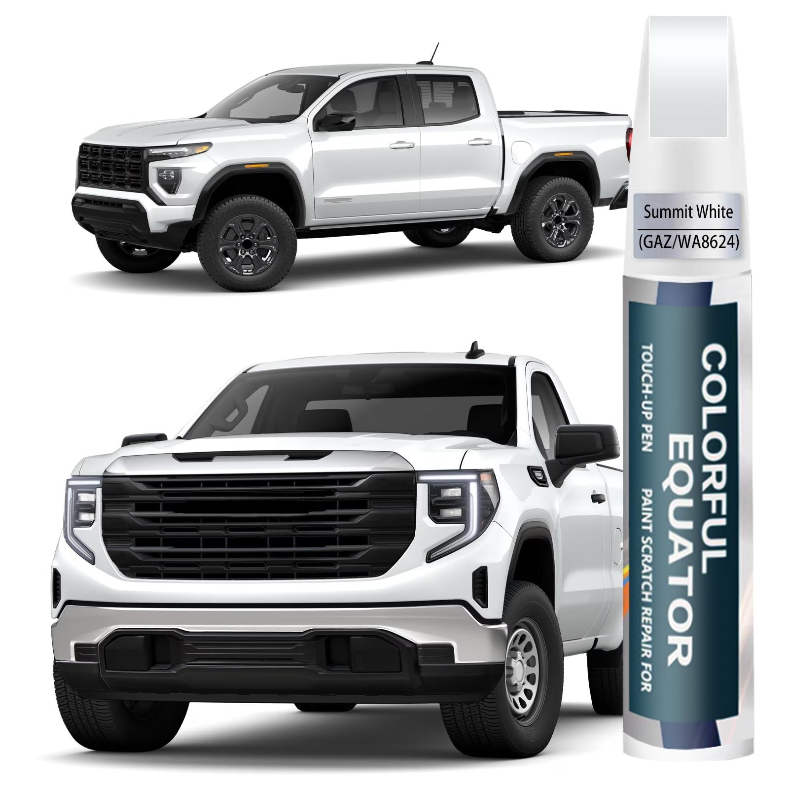 Touch Up Paint Pen for GMC Summit White – Scratch Repair & Remover