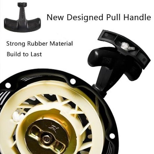 Pull Start Recoil Starter Assembly for 212 Coleman B200R Style: Obsidian Black