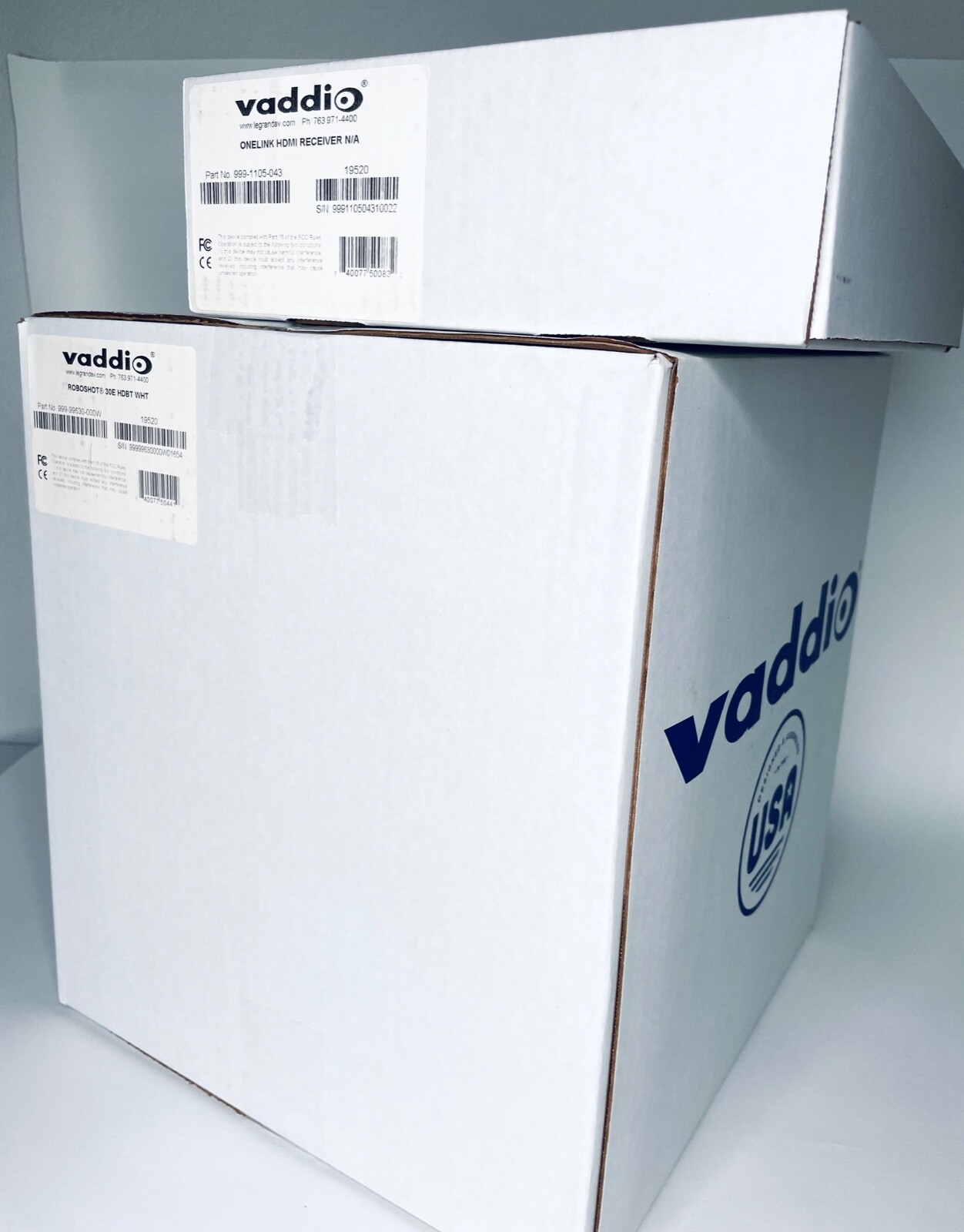 VADDIO RoboSHOT 30E HDBT OneLINK HDMI System 999-99630-100W (White) OPEN BOX