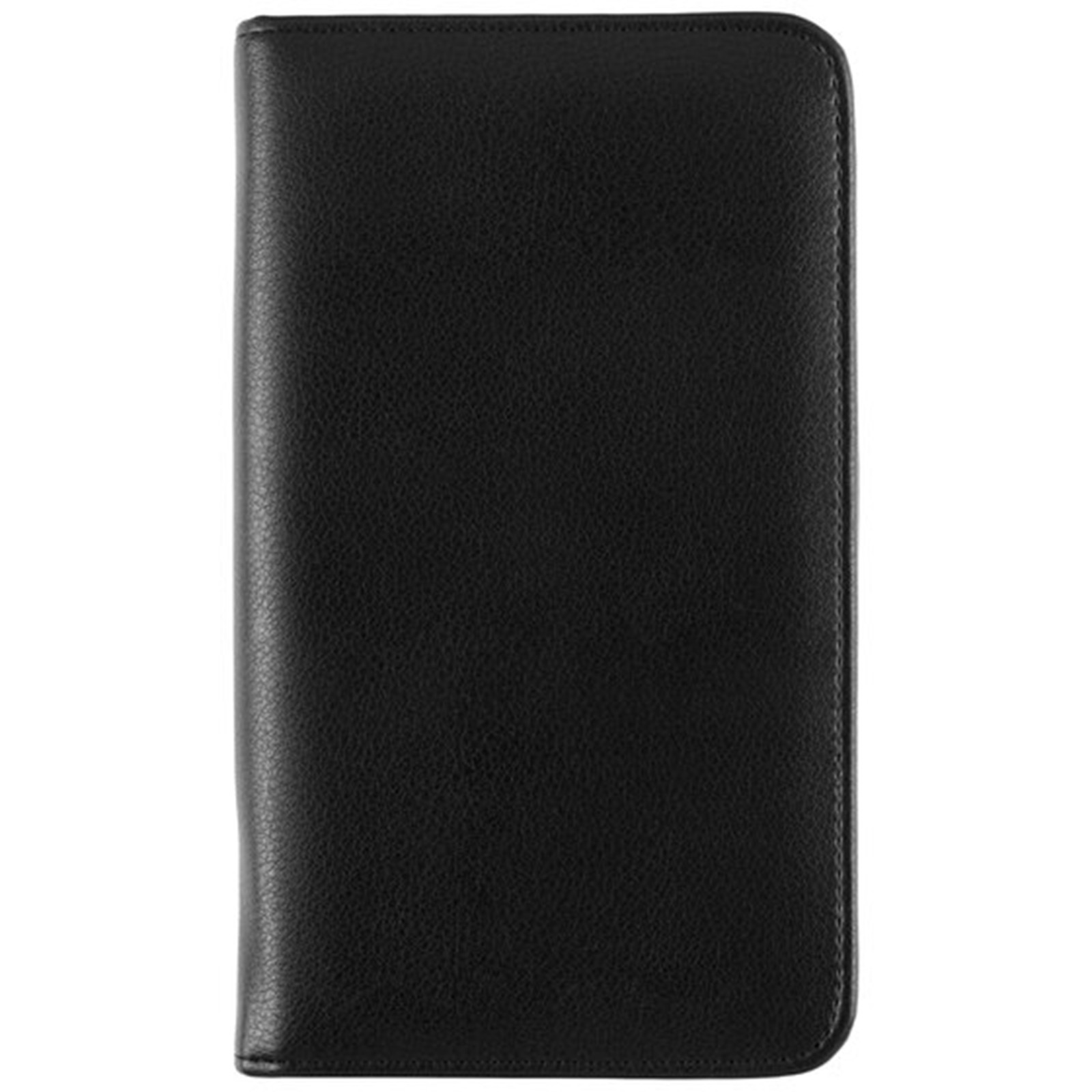 Day-Timer Armorhide Leather Zippered Planner Cover, Black, 3.5″x6.5″