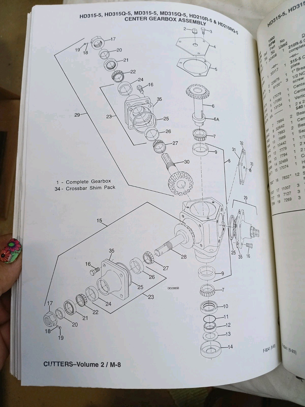Woods Parts Manual Binder Rotary Cutters Mowers Misc. Equipment