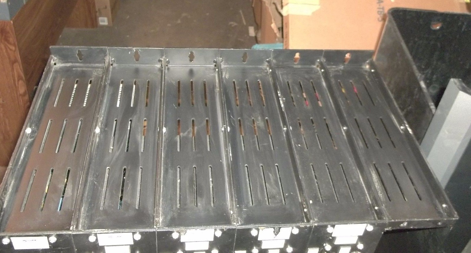 MOORE 6 SLOT RACK 36103-400 RGI POWER SUPPLY 36103-516 GIO BOARDS (MM5)