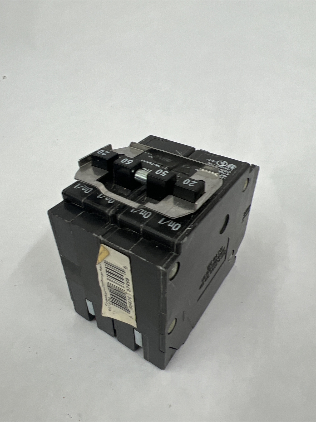 EATON Quad Circuit Breaker BQ220250 (1) 2-Pole 20A (1) 2-Pole 50A 120/240V
