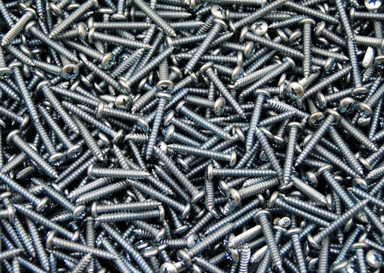 (750) Phillips Pan Head 10 x 1-1/4 Type AB Zinc Plated Sheet Metal Screws SMS