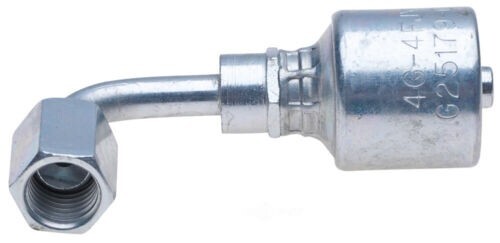12ea, 8G-8FJX90S MegaCrimp Coupling Female JIC 37 Flare Swivel – 90 Bent Tube