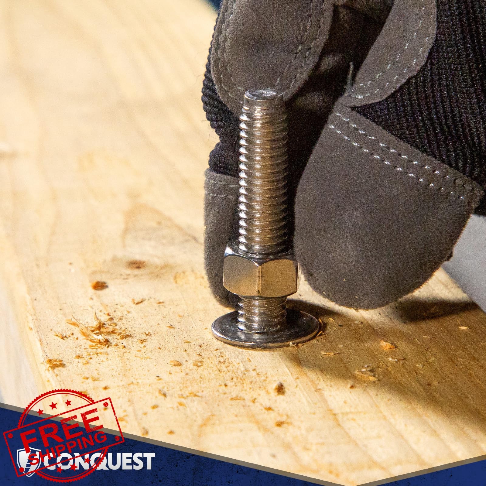 Conquest 25pk 1/2″ x 4-1/2″ Wedge Anchors