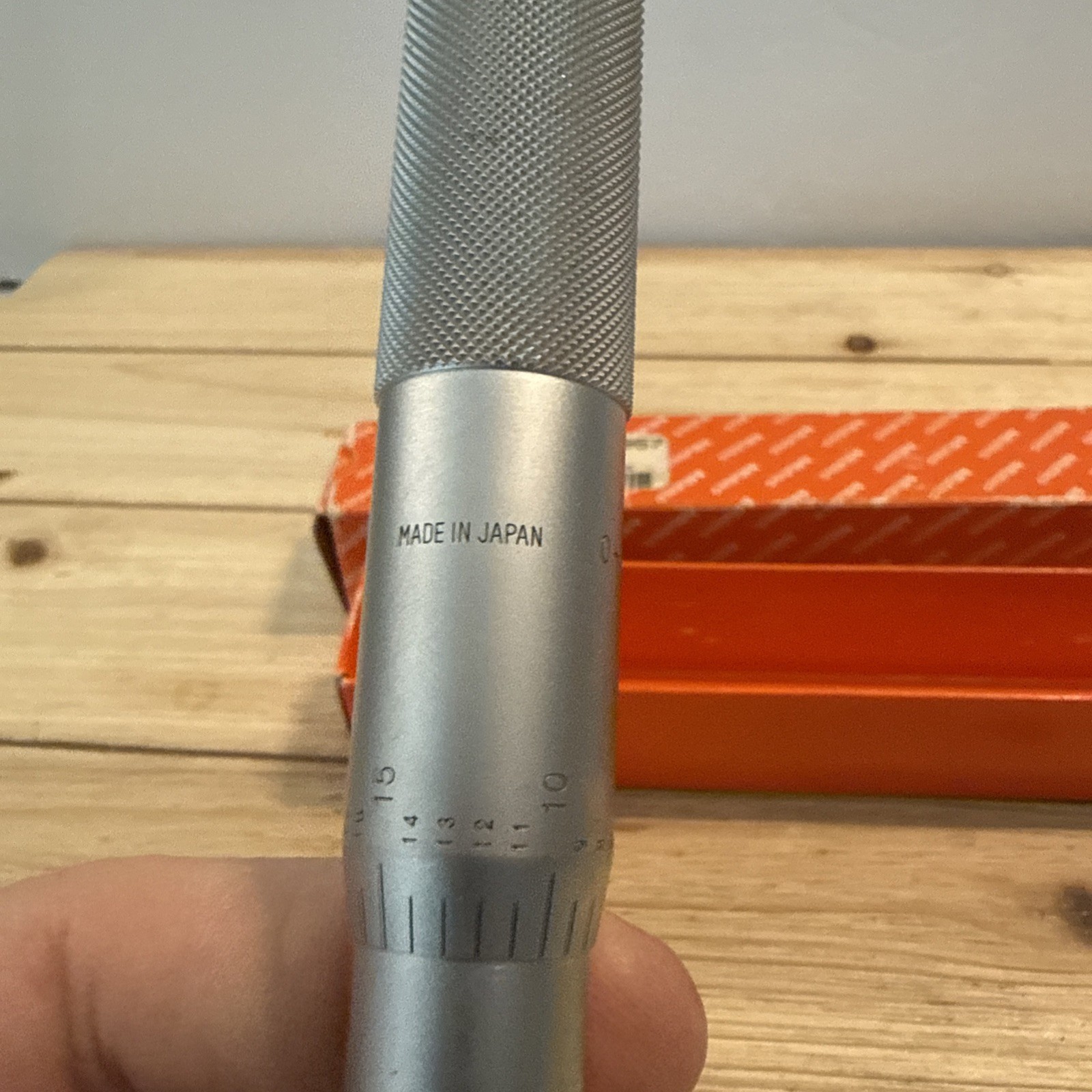Mitutoyo 151-272 Vernier Micrometer Head 0-2” 0.001” + 0.0001” Ratchet Carbide