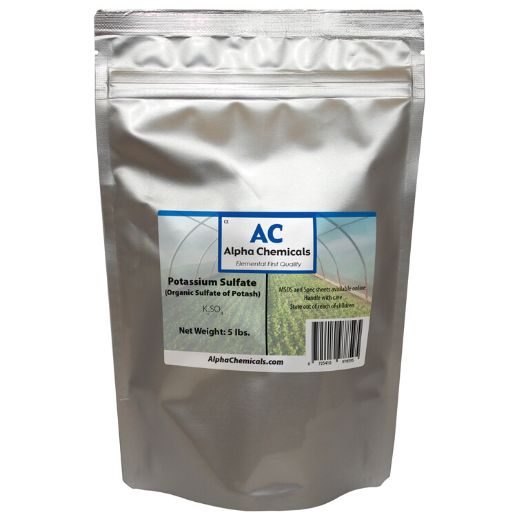 5 Pounds – Potassium Sulfate – Sulfate of Potash