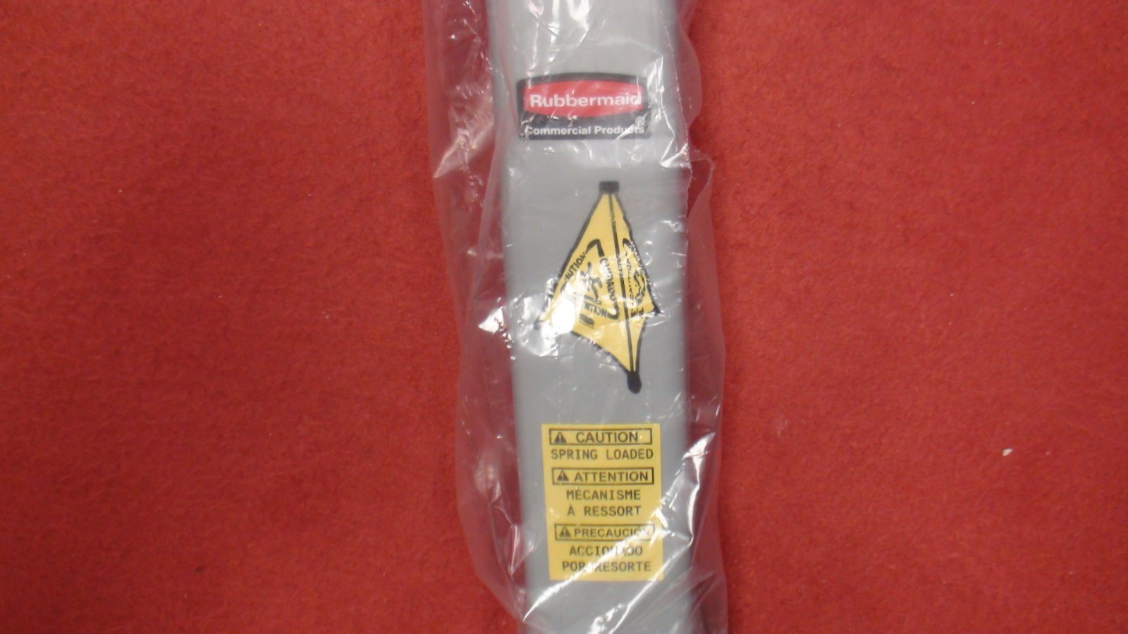 Rubbermaid FG9S0100YEL Spring Loaded Pop-up Safety Cone in bag