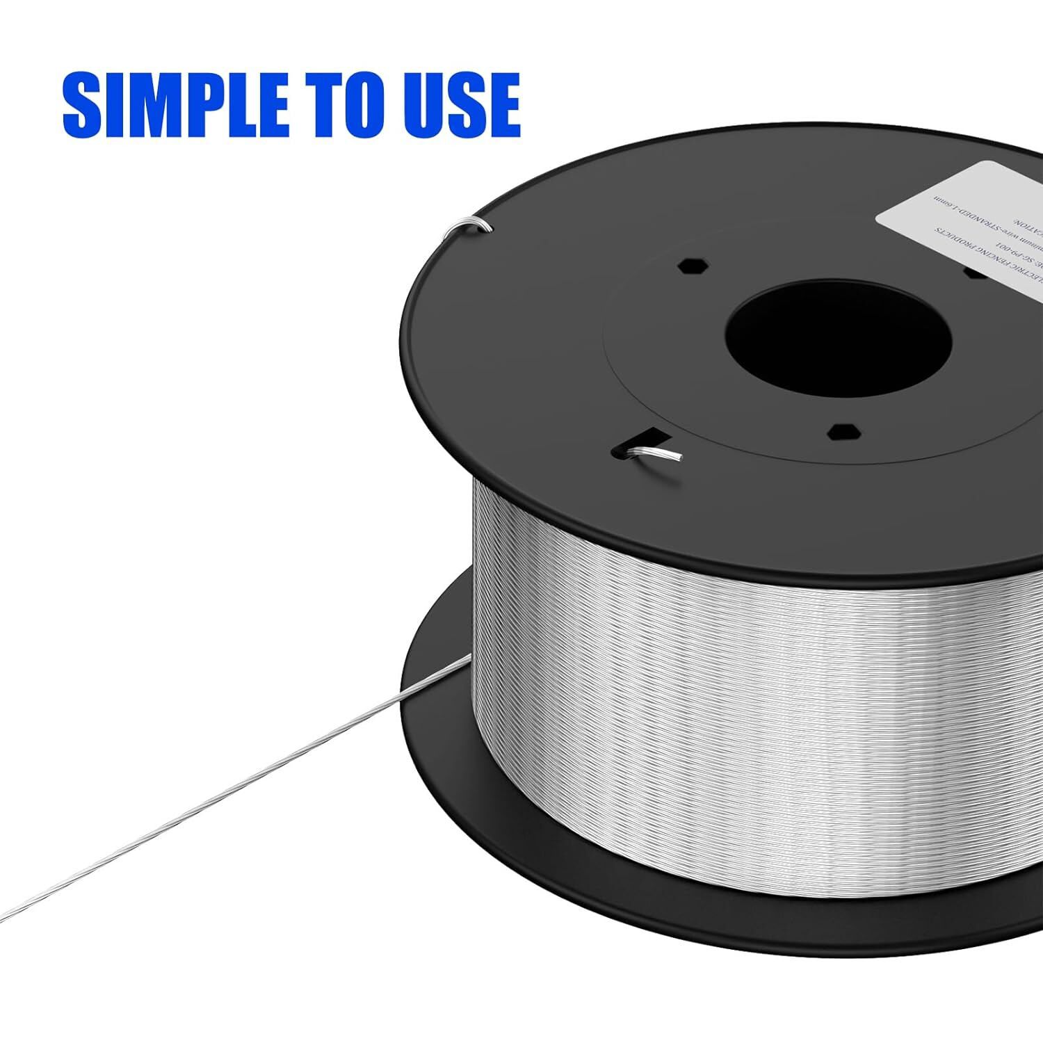 Electric-Powered Fence Wire 3280ft Aluminum Magnesium Alloy Wire 14 Gauge 1.6mm