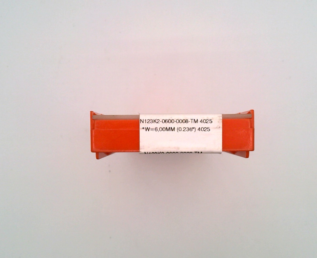 (Lot of 10) Sandvik N123K2-0600 6mm (0.236″) Carbide Grooving Inserts 4025 New