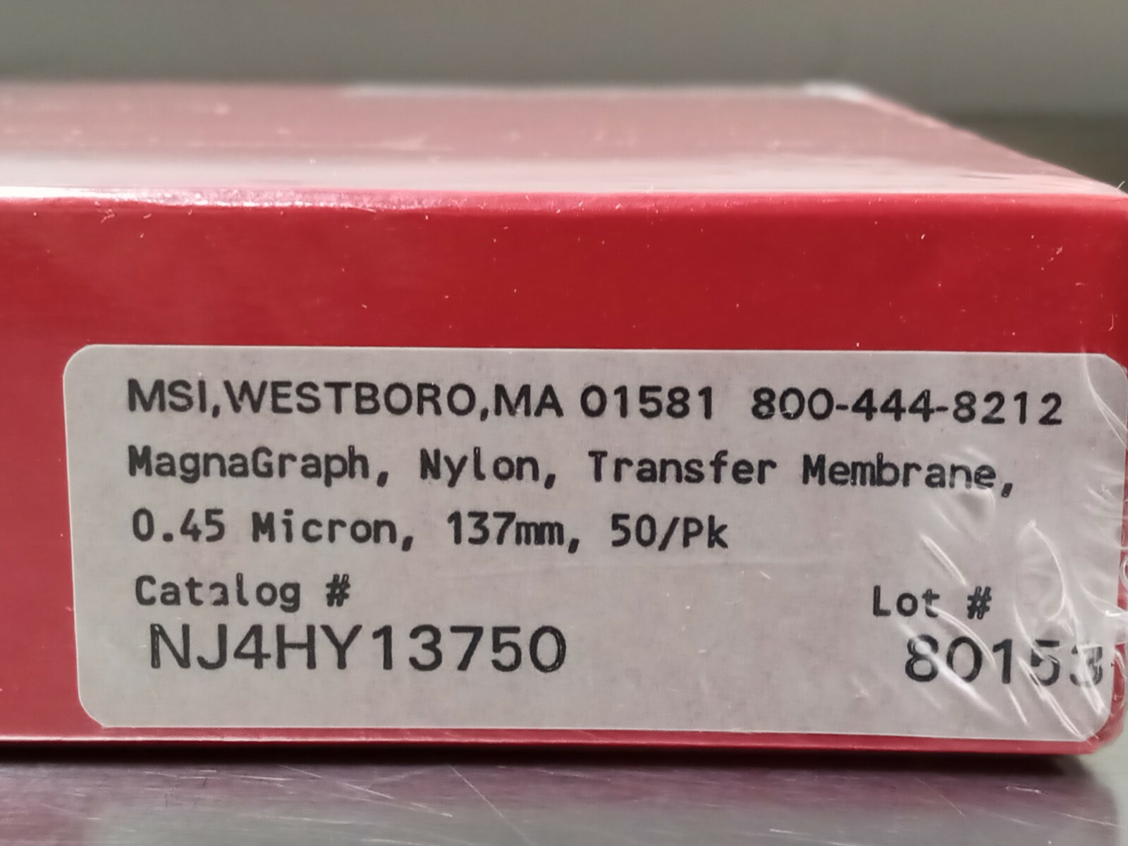 MSI 137mm 0.45μm Magnagraph Nylon Transfer Membranes NJ4HY13750