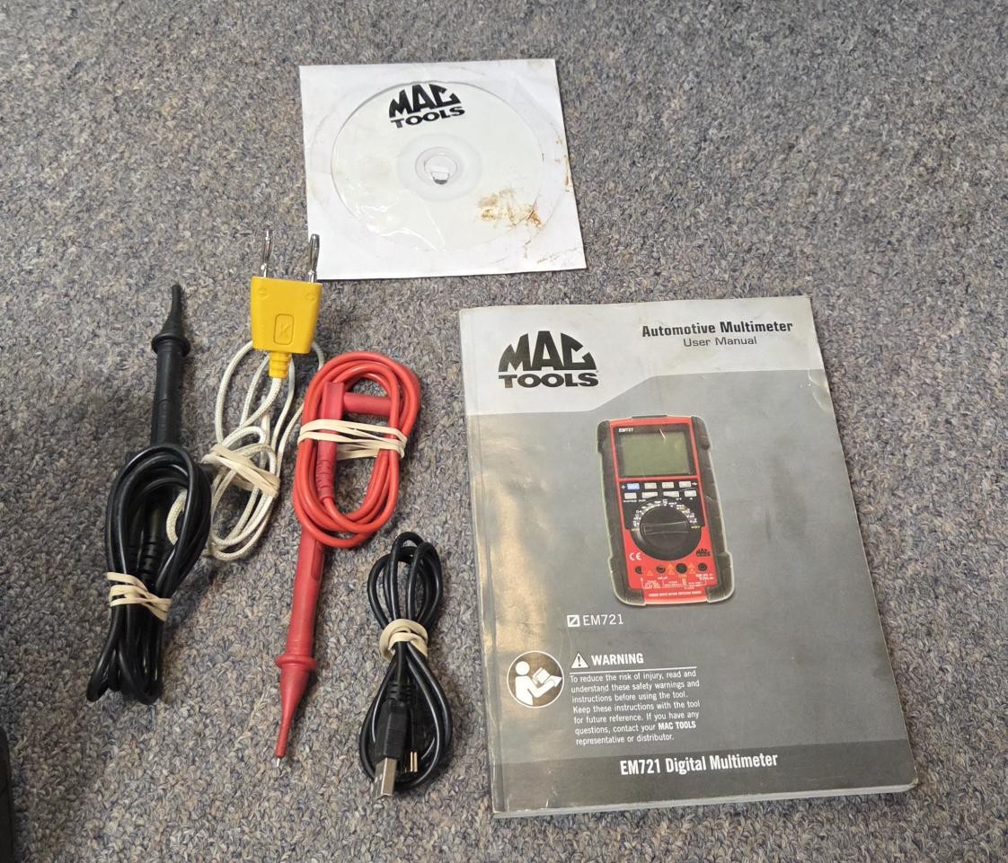 MAC TOOLS EM721 DIGITAL MULTIMETER (APX028579)