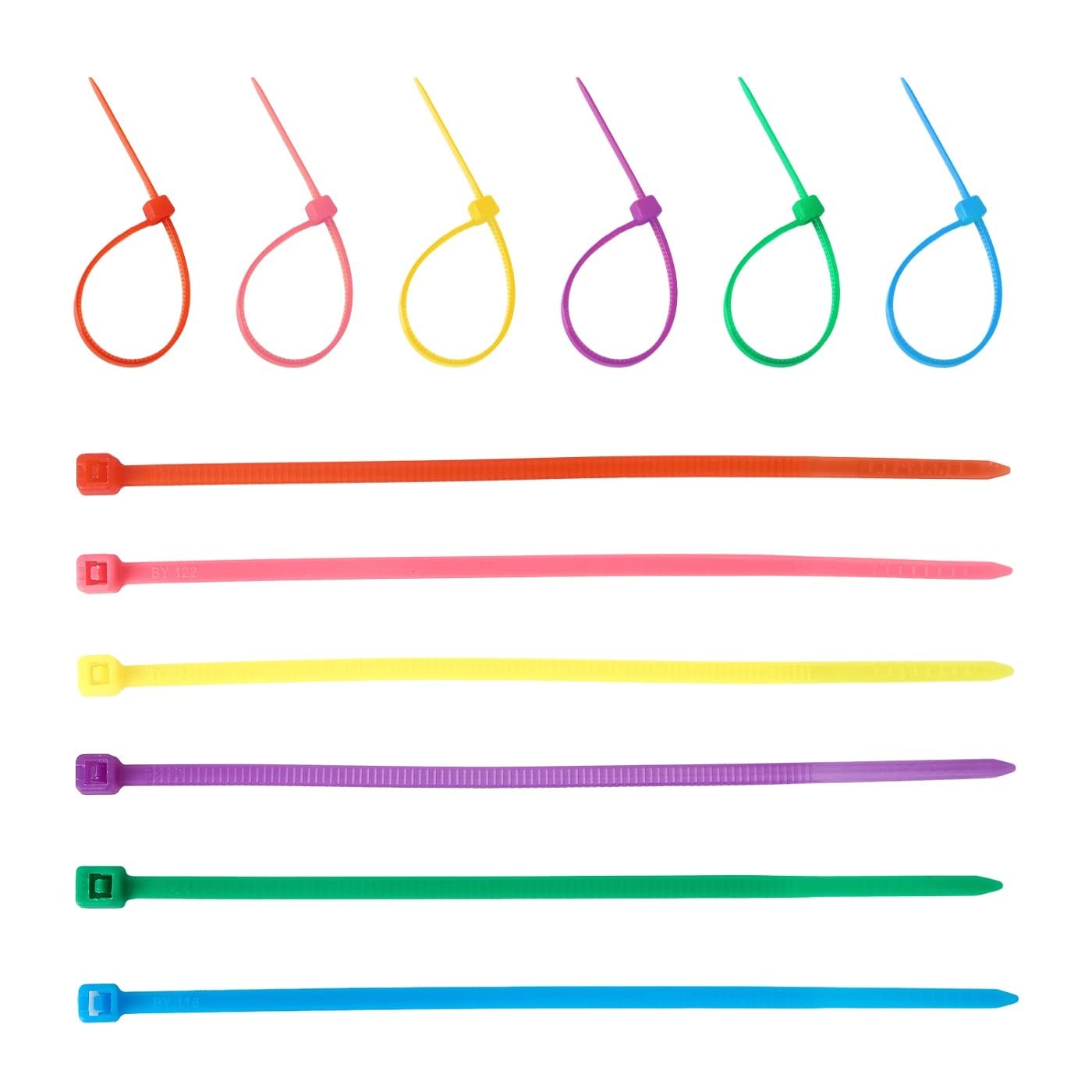 QDiShi 600pcs Small 4inch-600Pcs, Yellow, Blue, Red, Green, Pink, Purple