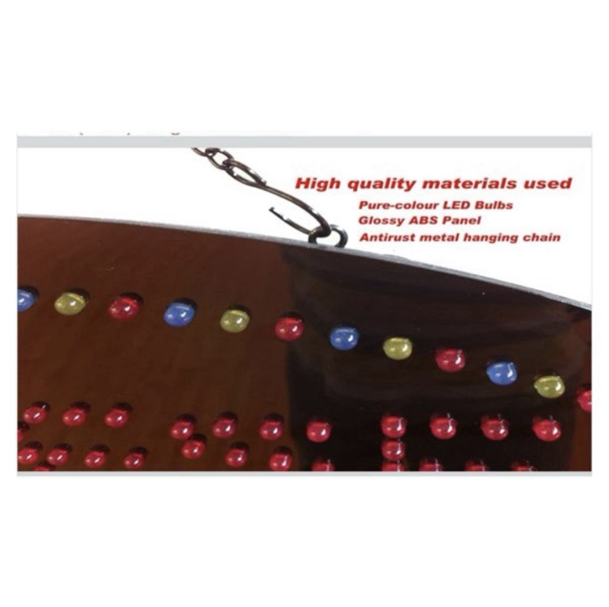 31” x 17” ‘Open 24 Hours’ LED Animated Business Sign Hanging Lighted Display