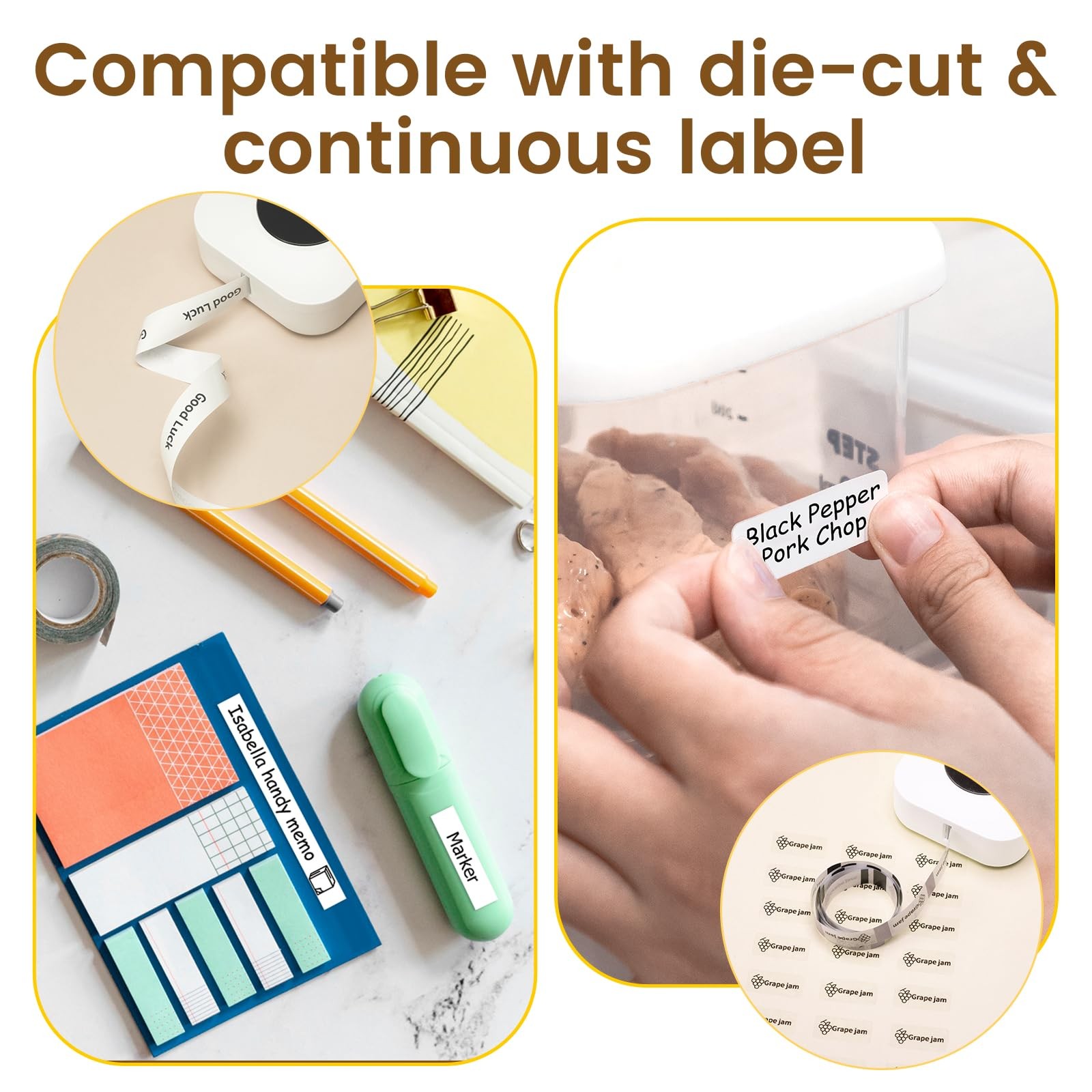 Phomemo Label Maker D30 Bluetooth Mini Label Maker Machine Small Portable
