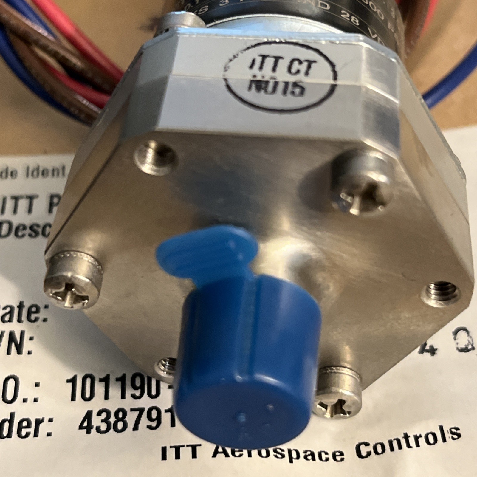 ITT Industries 130P4S50 Neo-Dyn Pressure Switch 3-5A 28VDC 600 PSIG