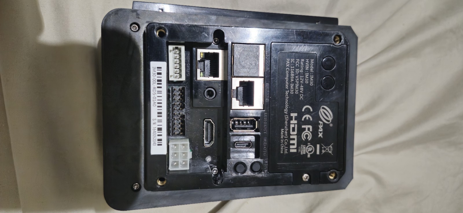 PAX IM30 PLC Processor Module HDMI Ethernet USB Model IM30 MPN IM30-00L-RD5-01A0