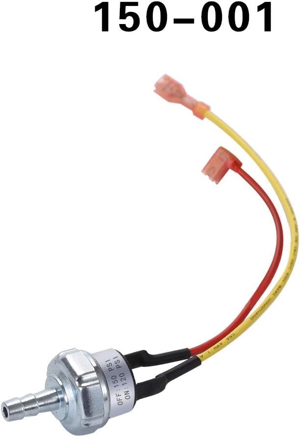 Air Pressure Switch 120/150 PSI for Compressor 120V AC Copper Steel Contact