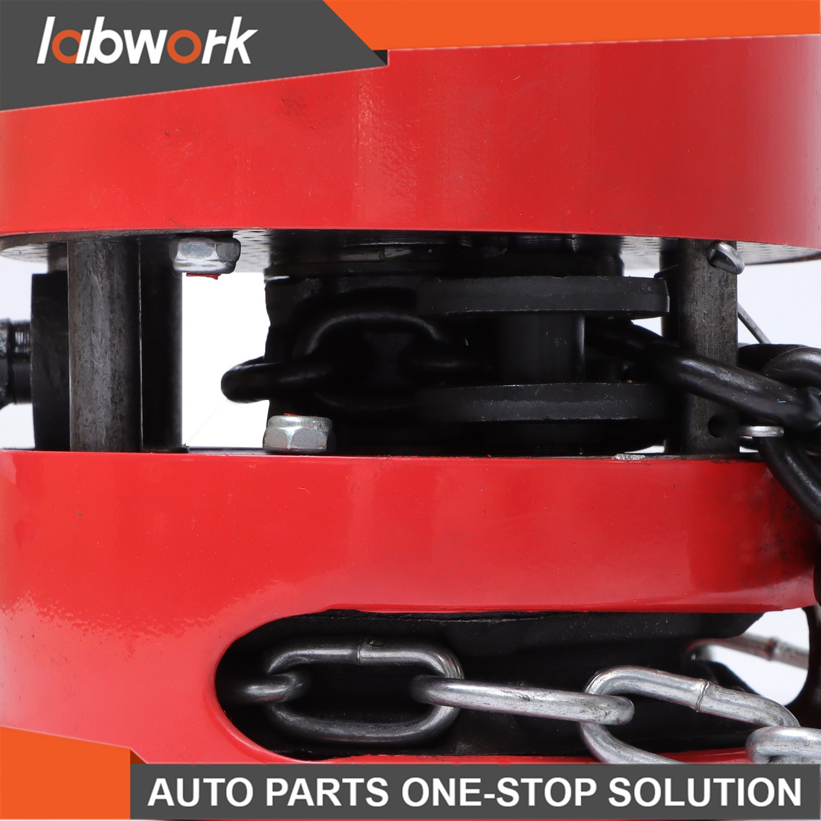 Labwork 2200lbs/1 Ton 8FT/2.4m Lift Manual Hoist G80 Chain w/ 2 Heavy Duty Hooks