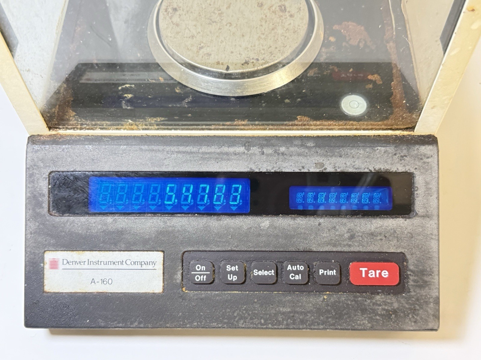Vintage Denver Instrument Co Model A-160 Electronic Analytical Balance Scale