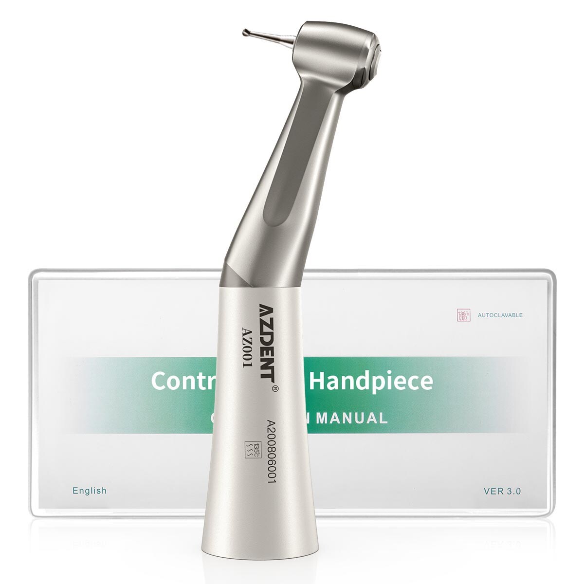 Dental 1:1 Slow Low Speed Contra Angle Handpiece Push Button E-Type