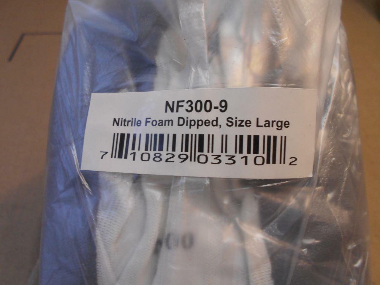 Grey Nitrile Dipped Poly Work Gloves ( 12 Pairs ) 1 Dozen ~