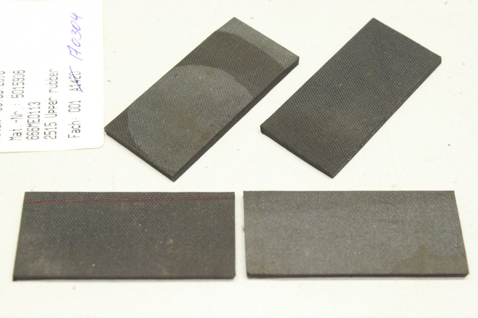 4x 5015936 upper rubber replacement part for tray gluing machine Esatec 5015936