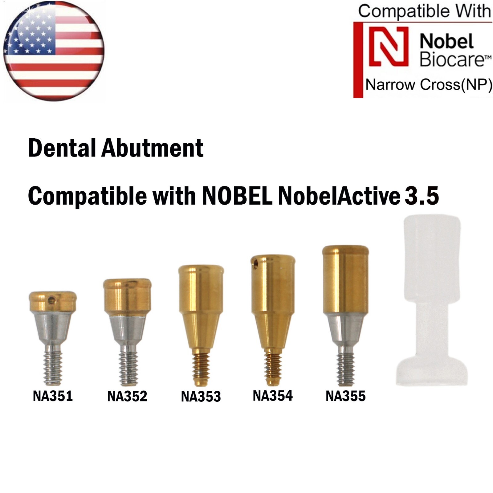 US Dental Locator Tapered Abutment Fit Hiossen Osstem/Nobel Biocare/Zimmer/MIS