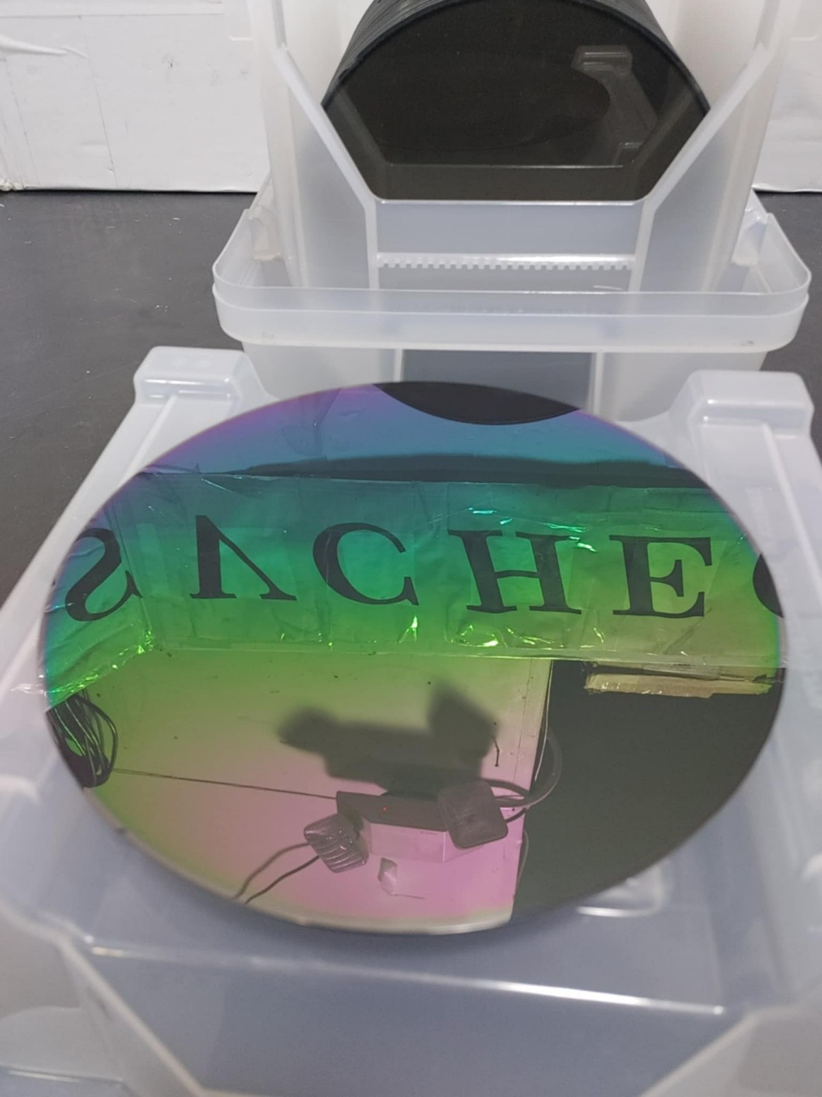 Lot of 10 8″ 200mm Polished Semiconductor Silicon Wafer Crystal Lithography