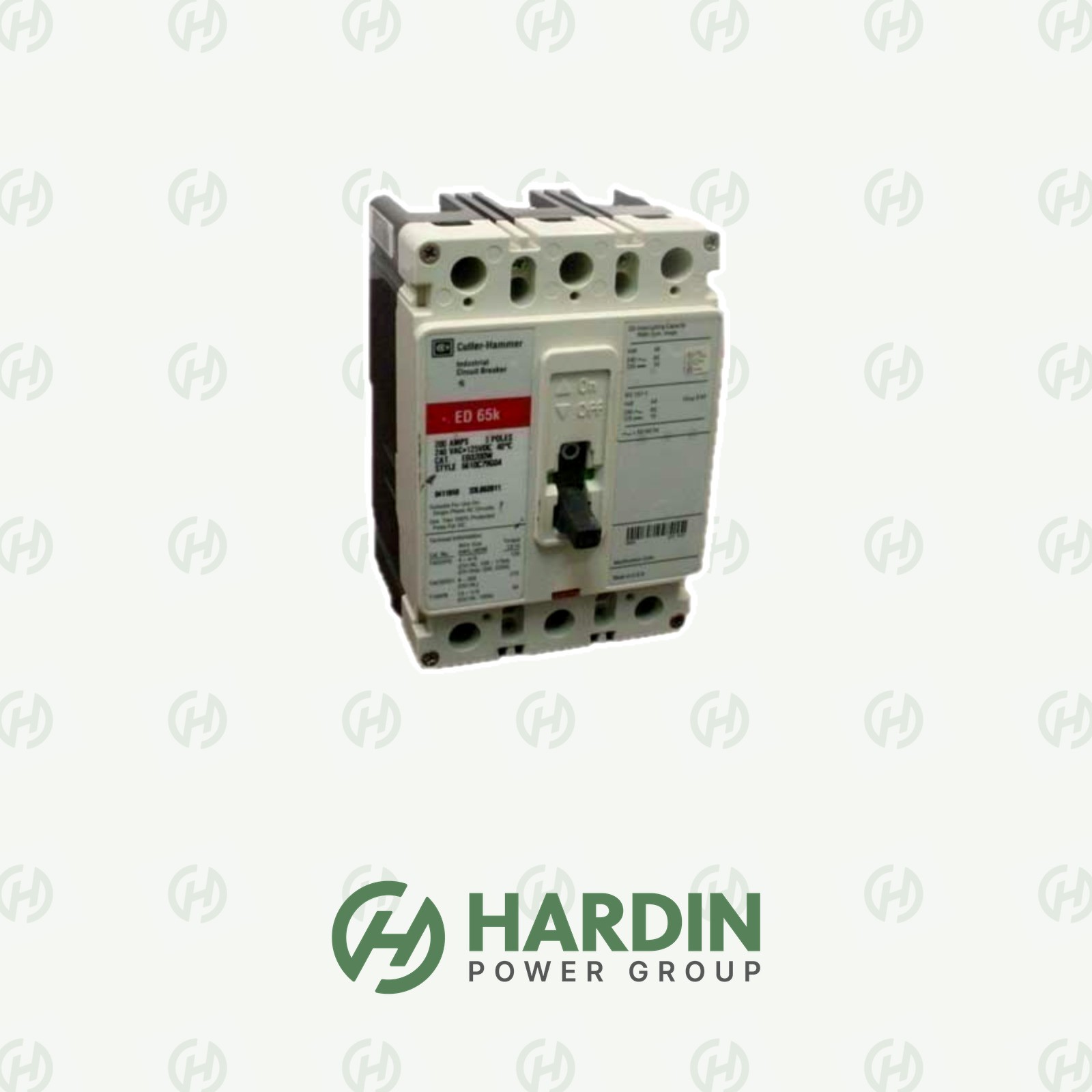 Cutler Hammer ED3125 125A 240V 3-Pole Circuit Breaker ED 65K Used Tested