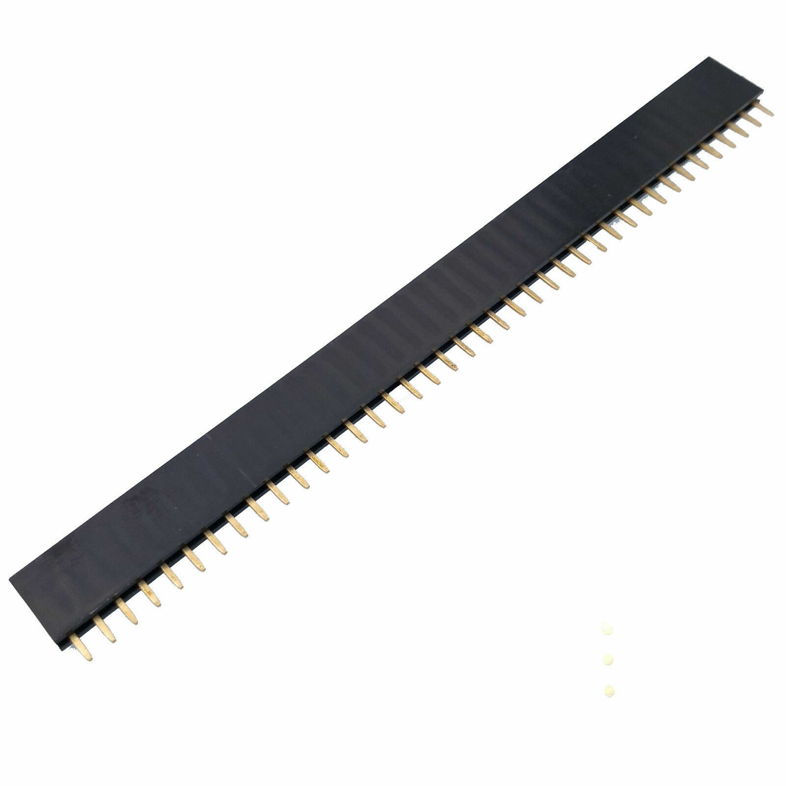 40-Socket Female Header 0.1″ 2.54mm PCB Strip Connectors 10/20/40/80 Piece Packs
