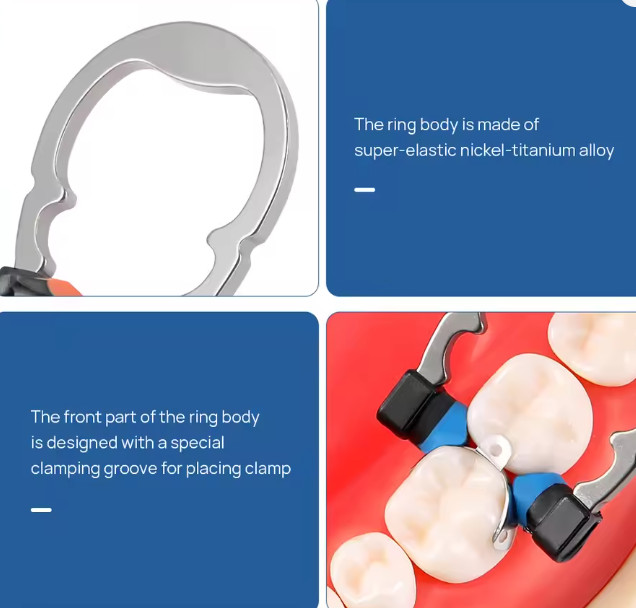 Dental Matrix Bands Ring Sectional Matrice Clamp Fit Garrison Palodent V3 System