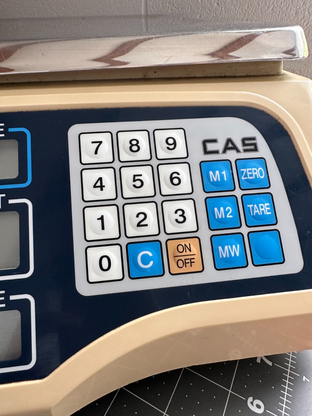 WORKING CAS EP-10 Electronic Bench Counting Scale 20 lb x 0.1 lb Digital Retail