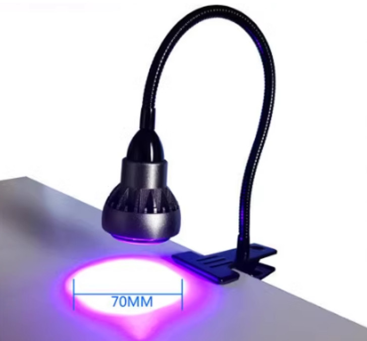 1 bead 10W fixture UV curing lamp 365nm/395nm/405nm AC90-240V 6868 high energy