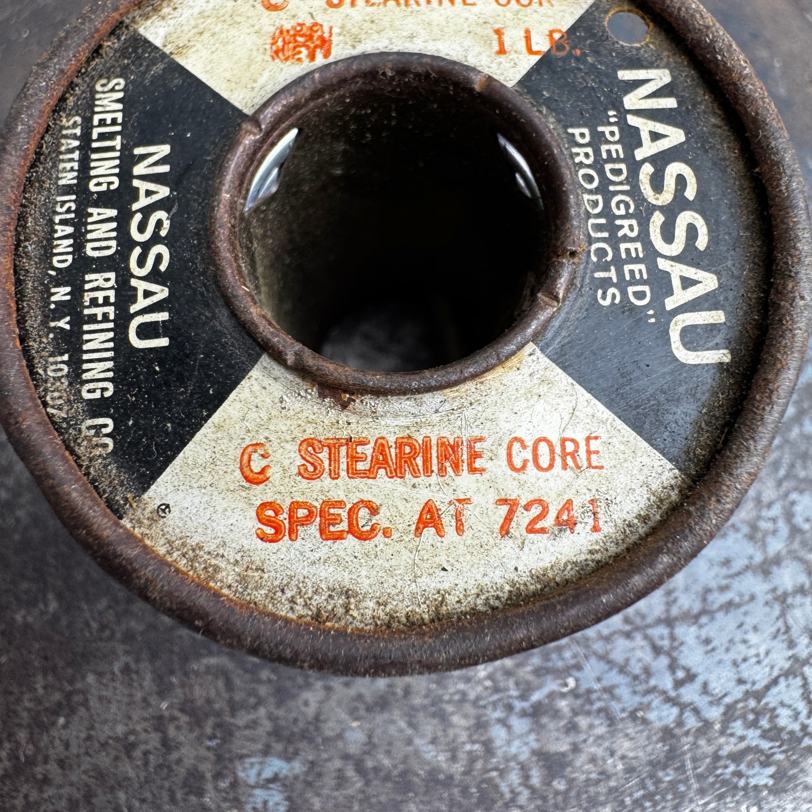 VTG Nassau Rosin Core Solder Spool – 9 Oz – Spec. At 7241