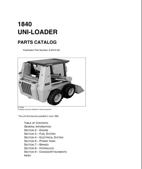 CASE 1840 SKID STEER MANUAL OPERATORS SERVICE PARTS REPAIR OWNERS PDF USB