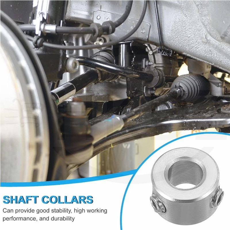 Stainless Steel Shaft Collar Solid Steel Metric Clamp Collars ID 5mm To 50mm