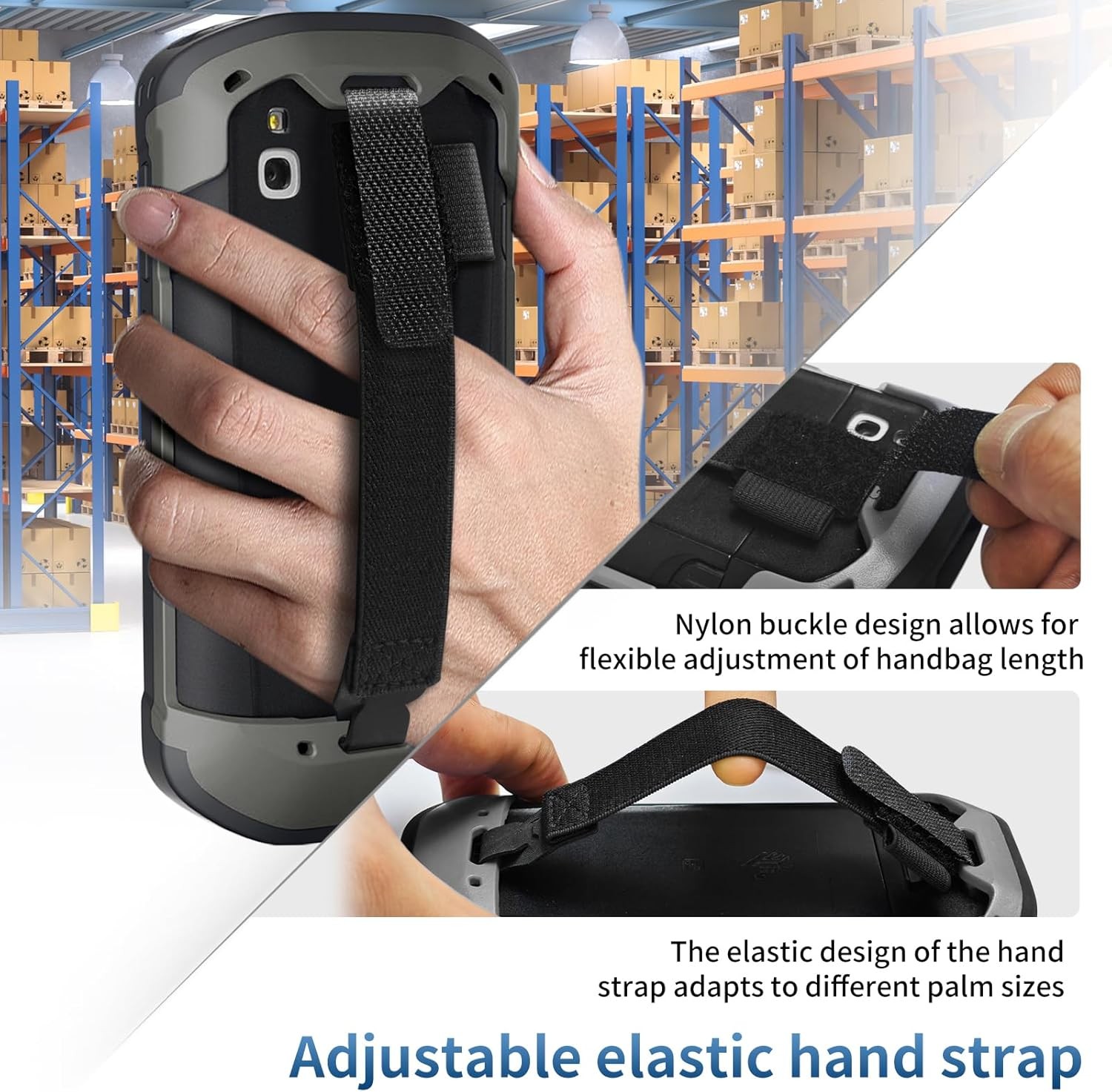 Upgraded Protective Cover Case w/ Strap for Zebra TC51 TC52 TC56 TC57 TC510K