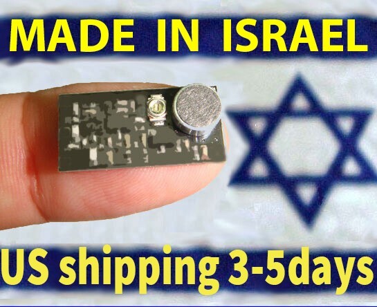 Micro Spy Bug FM invisible Transmitter Only Nail Size UpTo 300m MADE IN ISRAEL