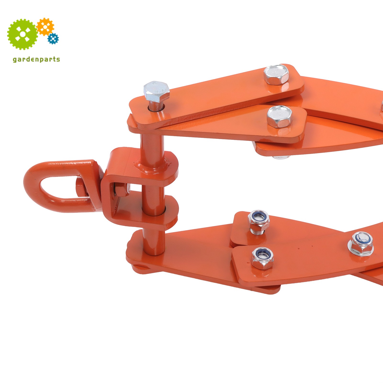 Log Lifting Tongs 36 Inch Heavy Duty Steel 4 Serrated Claw Swivel Dragging Tongs