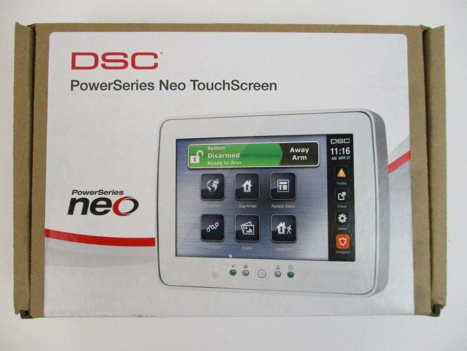 DSC HS2TCHP – 7 Inch Touchscreen Alarm Keypad with Prox Support