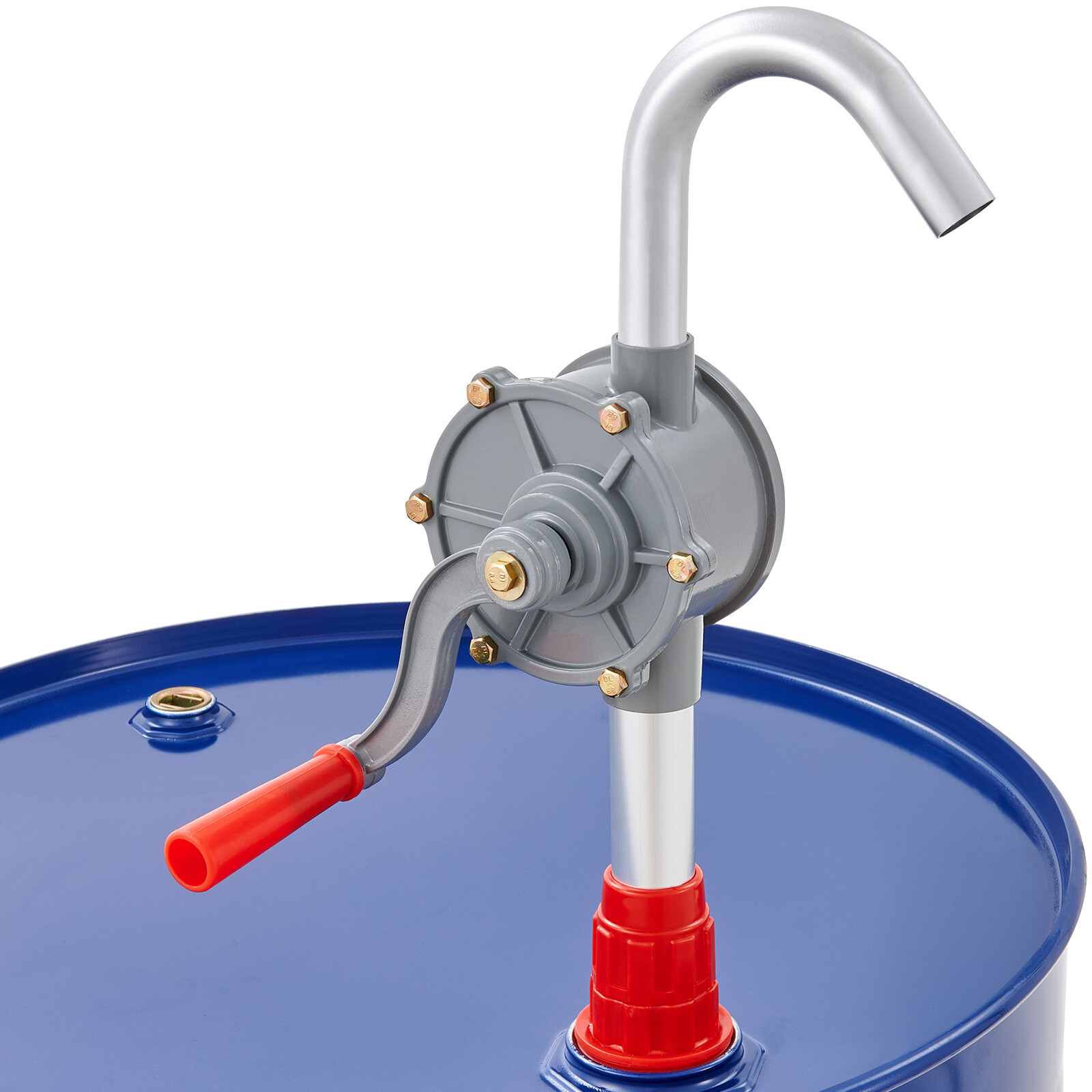 Drum Rotary Barrel Pump, Heavy Duty Barrel Hand Pump Fits 55 Gallon Drums