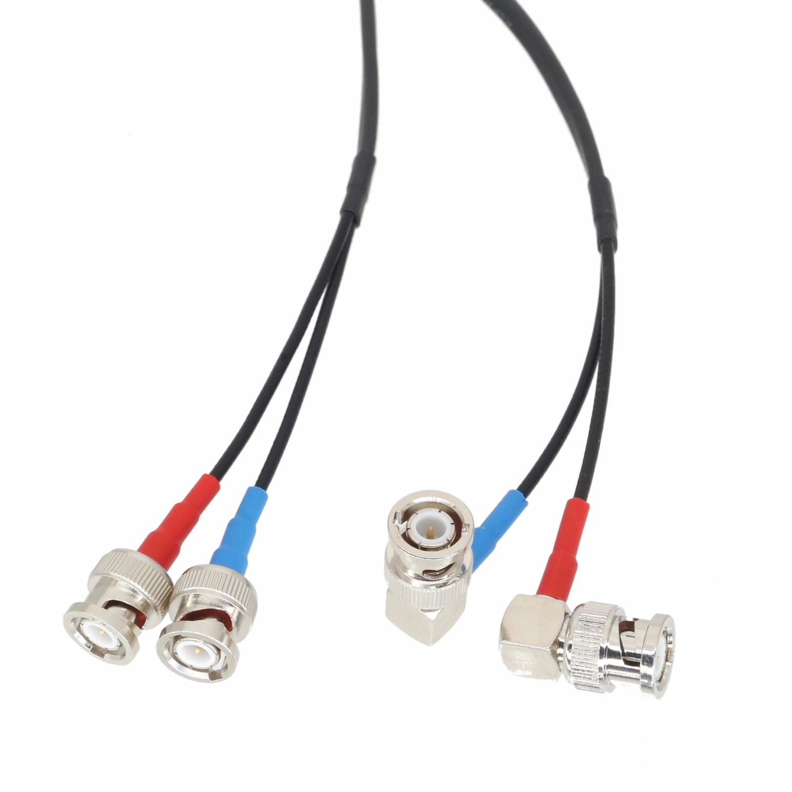 Dual BNC L to I Signal Cables 10~50FT For Dynasonics DXN Ultrasonic Flow Meter