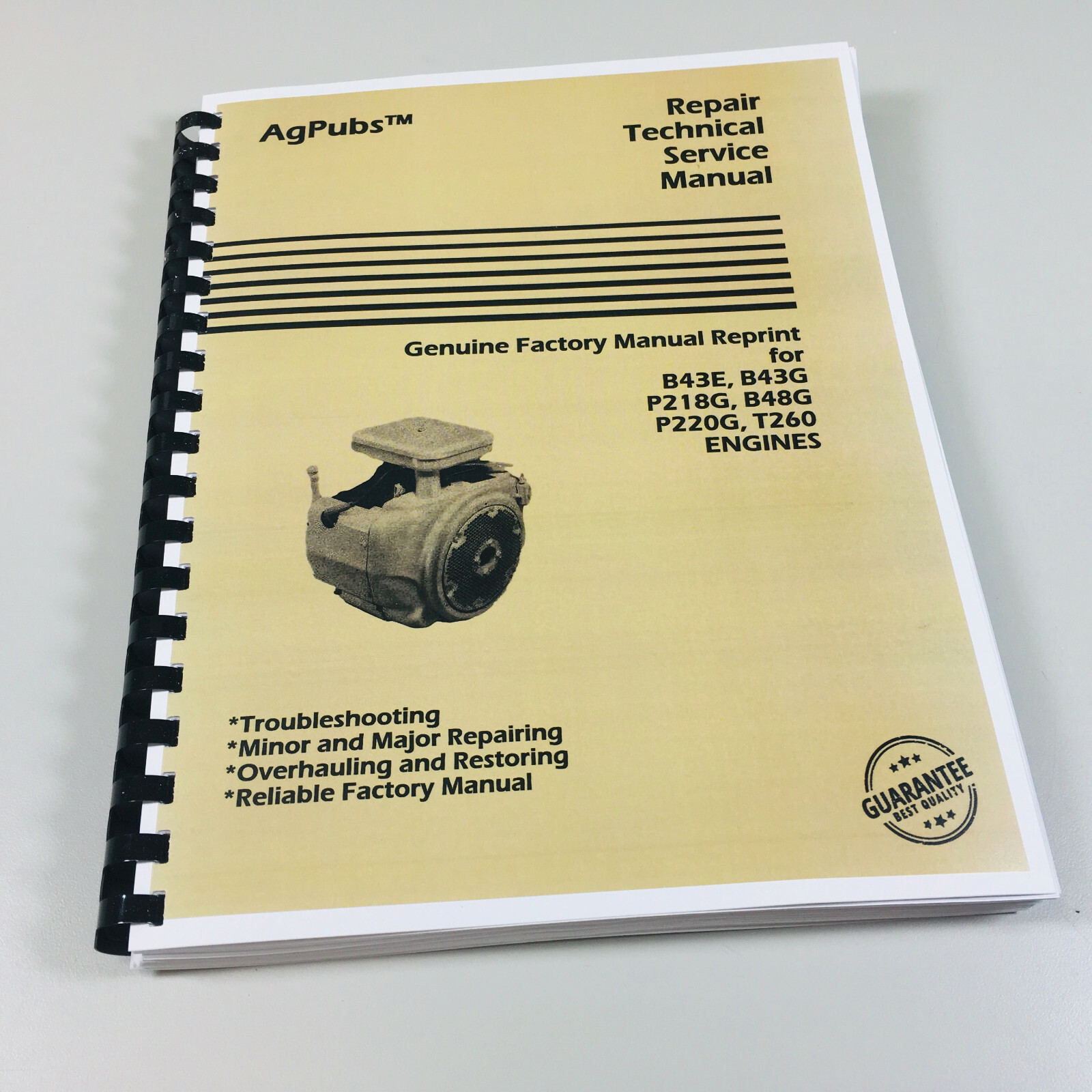 Onan Engine Service Manual for John Deere 316 318 420 Lawn Garden Tractor Repair